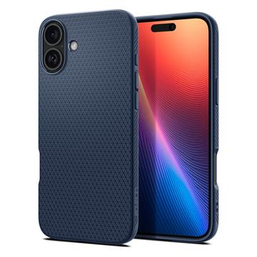 Carcasa Spigen Liquid Air para iPhone 16 - Azul Marino