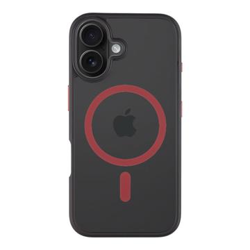 Funda MagSafe Tactical MagForce Hyperstealth 2.0 para iPhone 16 - Negro / Rojo