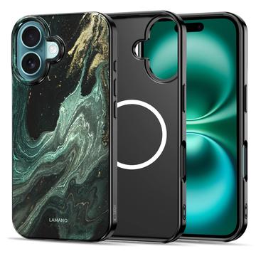 Funda MagSafe Tech-Protect Lamano para iPhone 16 - Aura verde