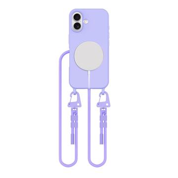 Funda Tech-Protect MagNecklace MagSafe para iPhone 16 - Lavanda