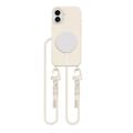 Funda MagSafe Tech-Protect MagNecklace para iPhone 16 - Latte