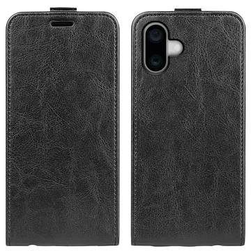 Funda con Tapa Vertical para iPhone 16 - Negro