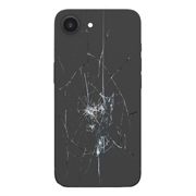 Reparación de la tapa posterior del iPhone 16e - Solo cristal - Negro