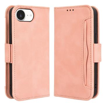 Funda tipo billetera con tarjetero para iPhone 16e - Rosa