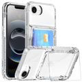 Funda transparente con tarjetero para iPhone 16e