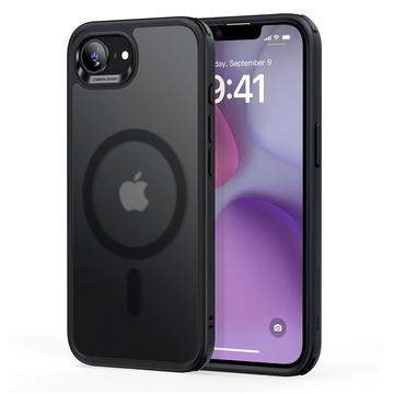 Funda híbrida ESR CH HaloLock Mag para iPhone 16e - Negro escarchado