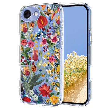 Funda de TPU iPhone 16e con estampado floral - Lirios
