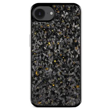 Funda Híbrida textura forjada para iPhone 16e - Dorada