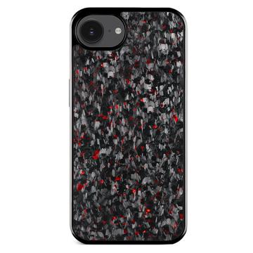Funda híbrida con textura forjada para iPhone 16e - Roja