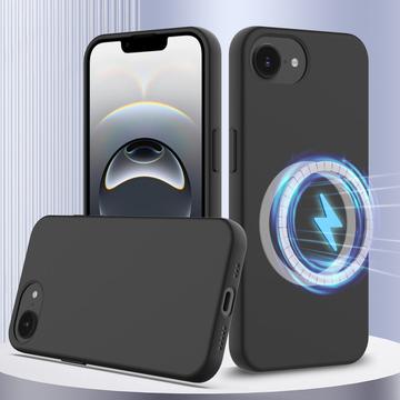 Funda de Silicona Líquida para iPhone 16e - Compatible con MagSafe - Negro