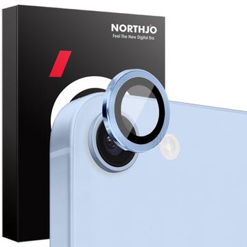 Juego de protectores de lentes para cámaras iPhone 16e Northjo - Azul