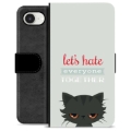 Funda Cartera Premium para iPhone 16e - Gato Enfadado