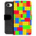 Funda Cartera Premium para iPhone 16e - Bloques