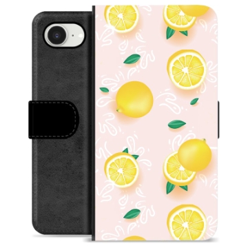 Funda Cartera Premium para iPhone 16e - Patrón de Limón