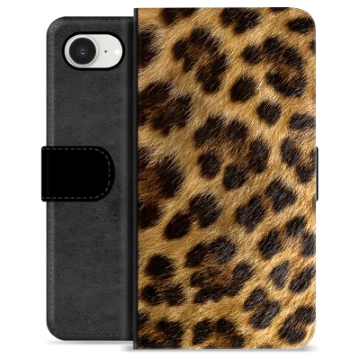 Funda Cartera Premium para iPhone 16e - Leopardo