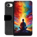 Funda Cartera Premium para iPhone 16e - Meditación