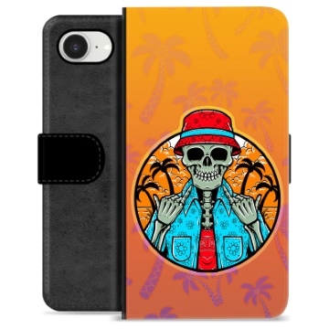 Funda Cartera Premium para iPhone 16e - Verano Esquelético