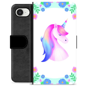 Funda Cartera Premium para iPhone 16e - Unicornio
