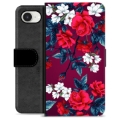 Funda Cartera Premium para iPhone 16e - Flores Vintage