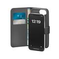 iPhone 16e Puro Funda de cartera con 2 ranuras para tarjetas - Negro