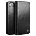 Funda Clásica de Cuero Qialino para iPhone 16e - Estilo Cartera