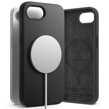 Funda MagSafe Liquid Silicone Ringke para iPhone 16e - Negro