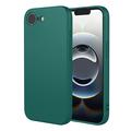 Funda de silicona antigolpes iPhone 16e - Verde negruzco