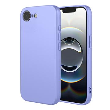 Funda de silicona antigolpes iPhone 16e - Morado