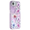 Funda híbrida iPhone 16e Spring Electroplated IMD con protector de cámara