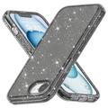 Funda Híbrida Stylish Glitter Series para iPhone 16e - Negro