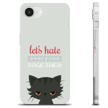Funda de TPU para iPhone 16e - Gato Enfadado