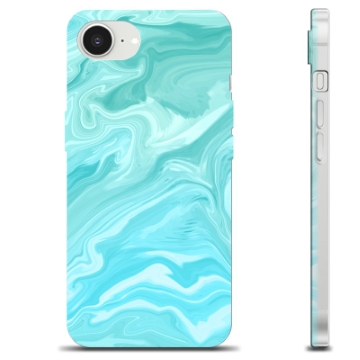 Funda de TPU para iPhone 16e - Mármol Azul