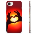Funda de TPU para iPhone 16e - Silueta del Corazón