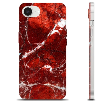 Funda de TPU para iPhone 16e - Mármol Rojo