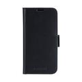 Funda de cuero tipo billetera para iPhone 16e dbramante1928 Copenhagen - Negro