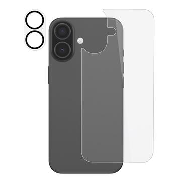 iPhone 17 Set 2 en 1 Cristal Templado Protector Trasero y Lente de Cámara - Transparente