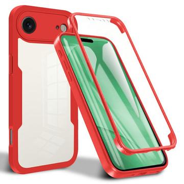 Carcasa de Protección 360 para iPhone 17 Air - Rojo / Claro