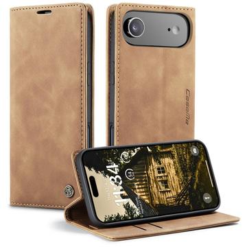 Funda Caseme Serie 013 para iPhone 17 Air - Estilo Cartera - Marrón