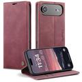 Funda Caseme Serie 013 para iPhone Air - Estilo Cartera - Vino Tinto