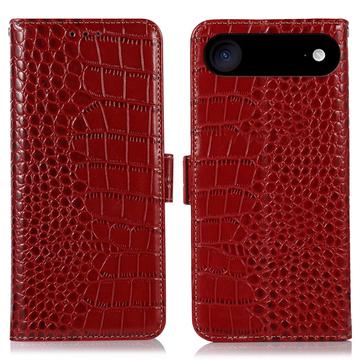 Funda Crocodile con RFID para iPhone 17 Air - Estilo Cartera