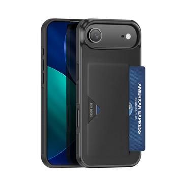 Funda con tarjetero Dux Ducis Pocard para iPhone 17 Air - Negro