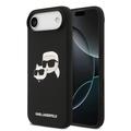 Funda MagSafe de silicona líquida Karl Lagerfeld Double Heads para iPhone Air