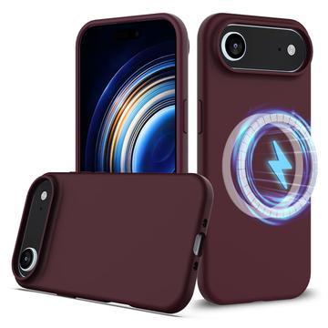 Funda de Silicona Líquida para iPhone 17 Air - Compatible con MagSafe - Vino Tinto
