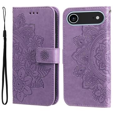 Funda Mandala Series para iPhone 17 Air - Estilo Cartera - Púrpura