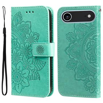 Funda Mandala Series para iPhone 17 Air - Estilo Cartera - Verde