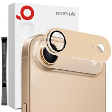 iPhone Air Northjo Protección Completa Metal Mate y Cristal Templado Protector de Lente de Cámara