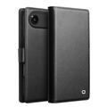 Funda de piel iPhone Air Qialino 2 en 1 desmontable para cartera - Compatible con MagSafeSafe - Negro
