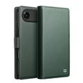 Funda de piel iPhone Air Qialino 2 en 1 desmontable para cartera - Compatible con MagSafeSafe - Verde
