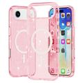 Funda Híbrida Stylish Glitter Series para iPhone 17 Air - Compatible con MagSafe - Rosa