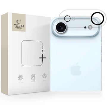 iPhone 17 Air Tech-Protect Cam Fit+ Protector de cámara de vidrio templado - Transparente